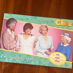 Clue the board game with a golden girls theme.
